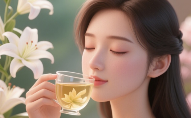 百合花茶泡水喝好喝吗