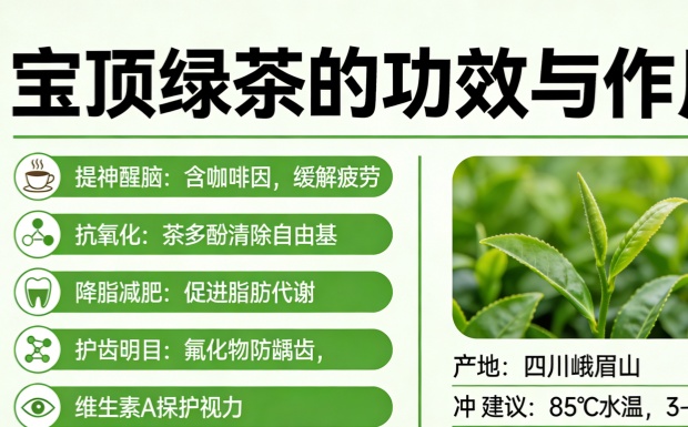 宝顶绿茶的功效和作用