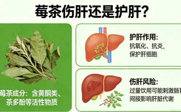 莓茶伤肝还是护肝