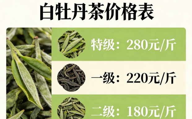 白牡丹茶一斤多少钱