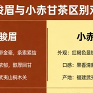 铜骏眉和小赤甘茶的区别