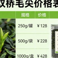 双桥毛尖的价格