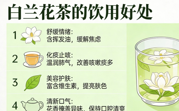 白兰花茶泡茶喝有什么好处