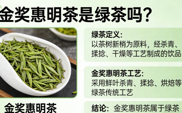 金奖惠明茶是绿茶吗