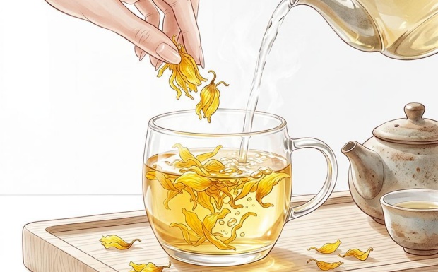金莲花茶味道口感怎么样