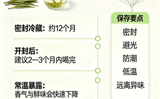 金坛雀舌的保质期多久