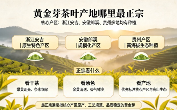黄金芽茶叶产地哪里最正宗