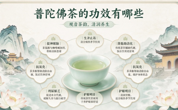 普陀佛茶的功效有哪些